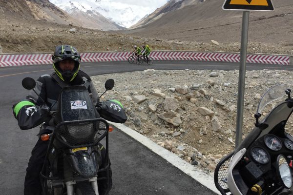 Rental 650GS at Everest